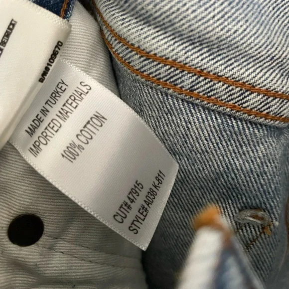 AGOLDE Jaden Jean Short Size 23 - Picture 6 of 6